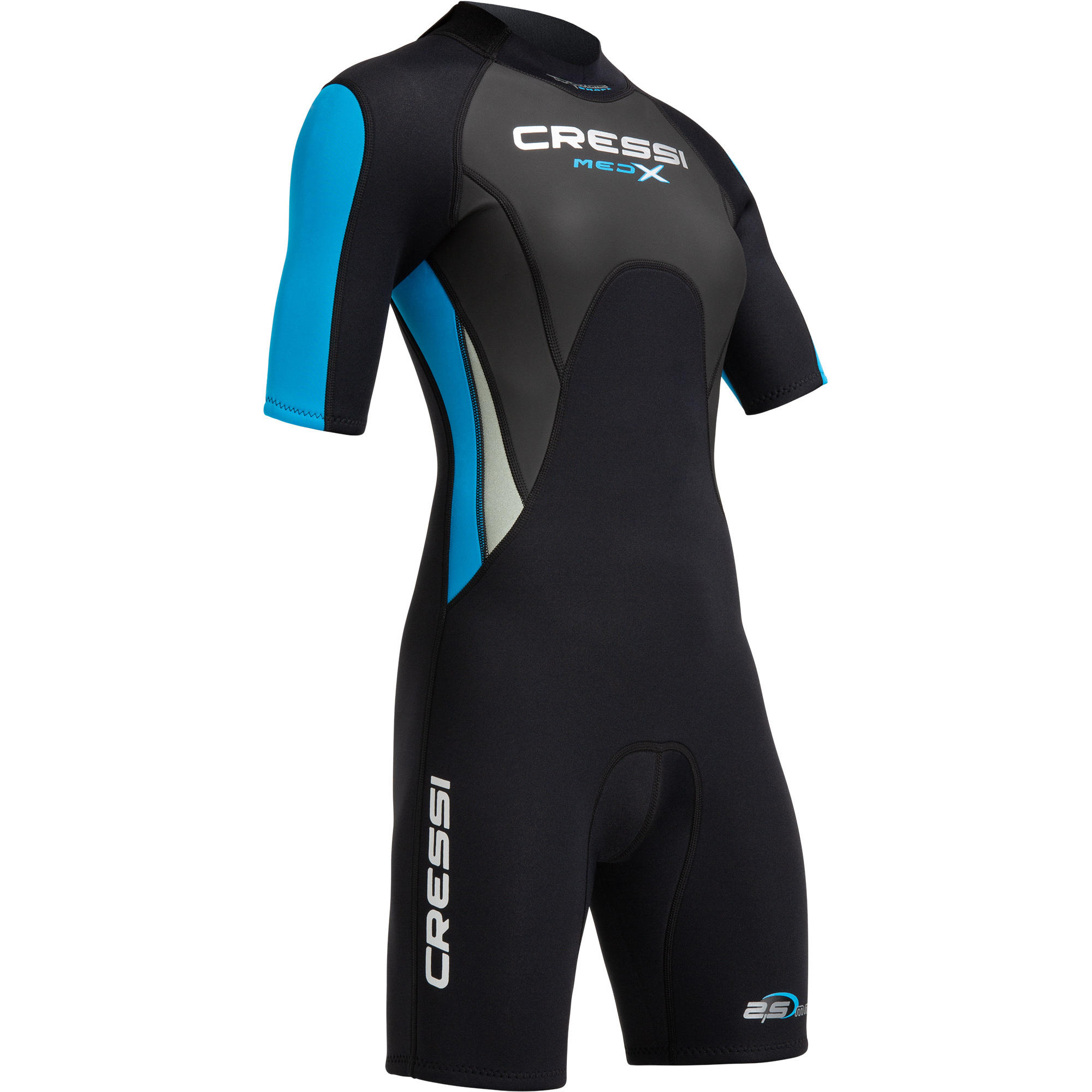 Schwarz / Light Blue