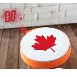 Báscula de Peso Corporal Inteligente de Vidrio Redonda con Diseño de Hojas LED de 200 KG, Precio de Fábrica, BSCI - Product Image 4