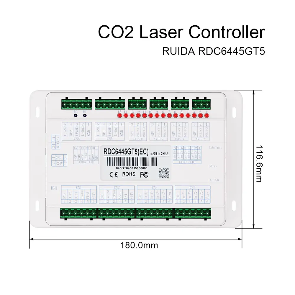 Good-Laser Ruida System sistem Panel pengontrol Laser Co2 untuk mesin pengukir dan pemotongan Laser Co2
