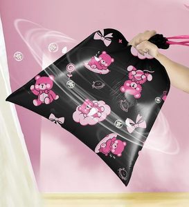 ถุงขยะหัวหม่าเหิงชูแบบมีเชือกผูก ไม่ขาดง่าย แยกส่วนได้ ถุงพลาสติกสำหรับห้องน้ำ สำนักงาน บ้าน ห้องนอน ถุงใส่ขยะขนาดเล็ก - Product Image 3