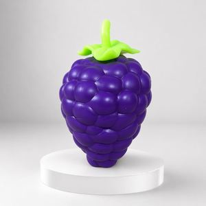 Juguetes Sensoriales Gigantes de Uvas, Zanahorias, Fresas, Queso, Piña, Pato y Tiburón, Juguetes Blandos para Niños - Product Image 1