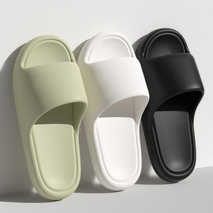 Mules tendance printemps écologiques en cuir véritable et toile, doublure en fourrure de renard, amorti moelleux, antidérapantes, chaudes, pour intérieur/extérieur - Product Image 2