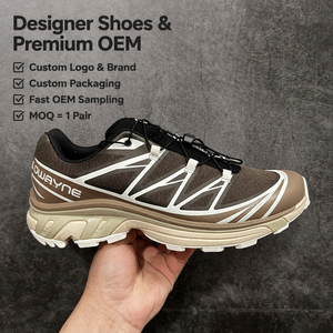 Nouvelles baskets de luxe 2026 pour hommes et femmes, style sport trail robuste, en maille de haute qualité, marron foncé, blanc, beige - Product Image 1