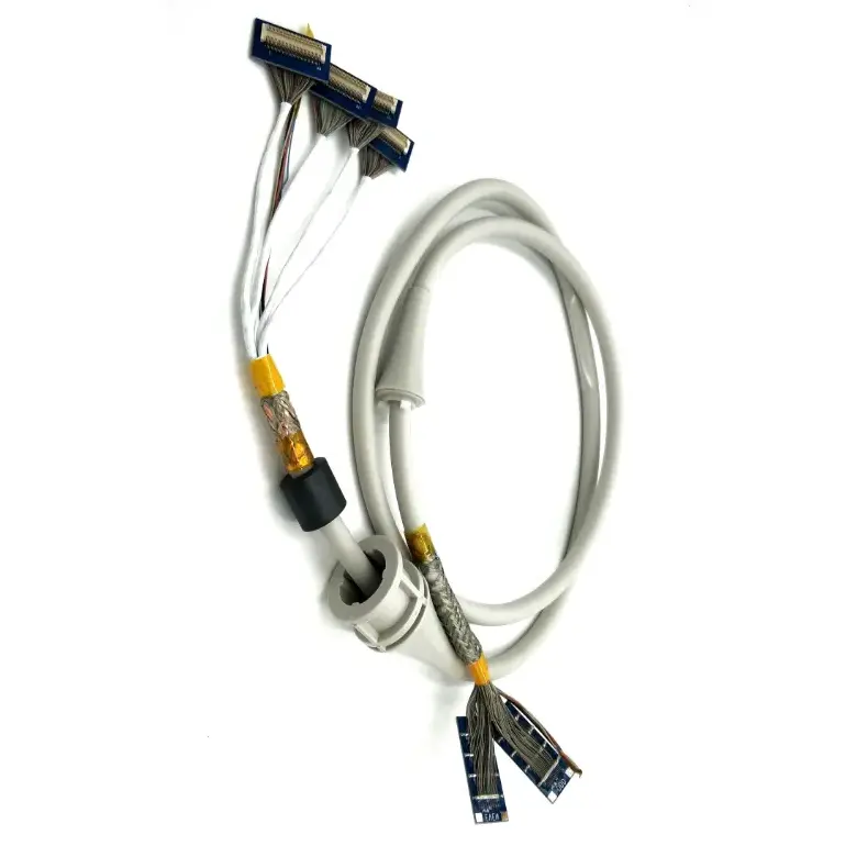Kwaliteit Multi Coaxiale Kabel Voor Medische Beeldvorming Ultrasone Sonde Voedingsdraad Connector