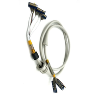 Cable Multicoaxial de Calidad para Sonda de Ultrasonido de Imagenología Médica, Conector de Cable de Alimentación