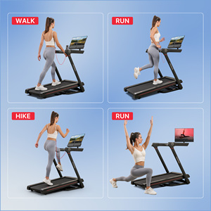 Thể thao chuyên nghiệp tập thể dục Máy chạy bộ sử dụng nhà có thể gập lại hướng dẫn sử dụng nghiêng điện chạy máy với màn hình LED 1.0HP động cơ - Product Image 6