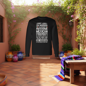 Estoy casado con una esposa mexicana, marido de una esposa mexicana, camiseta de manga larga - Product Image 3