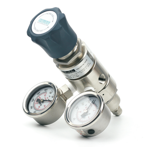 Régulateurs de changement automatique Hikelok d'usine Entrée 3000 psi 1/4 pouces Raccord de compression pour préserver la pureté des gaz - Product Image 4