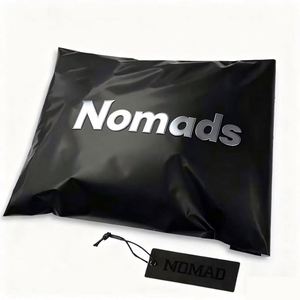 Custom Low MOQ High Quality Postal Bags Black Matte logo Shipping Bag Clothing Poly Mailing Package for <b>Clothes</b> Hoodies - Product Image 3