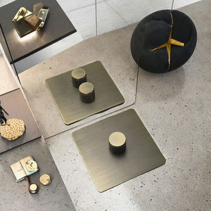 Interrupteurs variateurs uniques, vitesse du ventilateur, panneau en acier inoxydable, interrupteur mural, prises électriques domestiques, Smart Life 10A, durable - Product Image 2