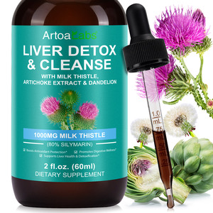 ArtoaLabs Bio 1000mg Mariendistel-Samenextrakt 80% Silimarin Tropfen - Leber-Entgiftungs-Nahrungsergänzungsmittel, Mariendistel-Tropfen - Product Image 5