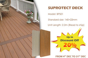 Conception moderne <span class=keywords><strong>de</strong></span> co-extrusion <span class=keywords><strong>de</strong></span> bois <span class=keywords><strong>de</strong></span> construction <span class=keywords><strong>en</strong></span> <span class=keywords><strong>plastique</strong></span> Installation par clic pour revêtement <span class=keywords><strong>de</strong></span> sol <span class=keywords><strong>de</strong></span> piscine Planche <span class=keywords><strong>de</strong></span> bois dur creuse extérieure brossée - Product Image 2