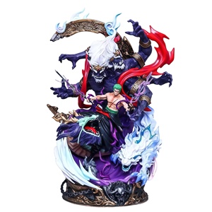 Figurine PVC haut de gamme Asura Form Twin Dragon GK Zoro Style Trois Épées, échelle 1:48, pour espaces thématiques, approvisionnement en gros premium pour <span class=keywords><strong>le</strong></span> marché international - Product Image 1