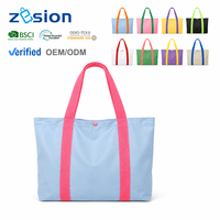 Sac fourre-tout personnalisé avec logo, en polyester, vente en gros, écologique, réutilisable, pour les salons professionnels, fabrication directe en usine
