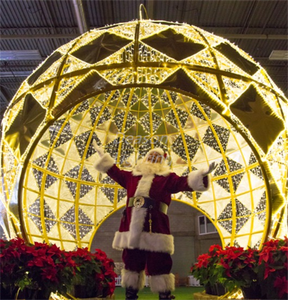 Bola <span class=keywords><strong>de</strong></span> Navidad para iluminar al aire libre, ornamento <span class=keywords><strong>gigante</strong></span> <span class=keywords><strong>de</strong></span> 5m, bolas LED para caminar, para compras, centros comerciales, pantallas <span class=keywords><strong>de</strong></span> luz <span class=keywords><strong>de</strong></span> vacaciones - Product Image 3