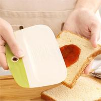 Grattoir à pâte flexible en plastique écologique avec échelle de mesure, compatible lave-vaisselle, design moderne, multifonctionnel pour la pâtisserie