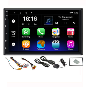 Lecteur de <span class=keywords><strong>voiture</strong></span> Android de 7 pouces, 2 DIN, Support de Navigation GPS, carte de recul, lecteur vidéo, autoradio stéréo, autoradio multimédia - Product Image 1