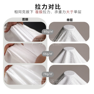 Yisu Thickened Plastic Woven Bag 60-78g/m Laminated Waterproof <b>Clothing</b> Storage Moving Logistics Express Bag - Product Image 1