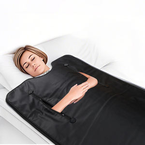 بو بطانية ساونا بالأشعة تحت الحمراء منخفضة EMF سبا صالون تجميل التفاف التخسيس الأشعة تحت الحمراء البعيدة بطانية ساونا محمولة لفقدان الوزن و التخلص من السموم - Product Image 1