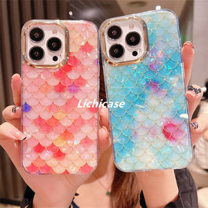 Funda protectora de lente de cámara galvanizada con estampado de leopardo Sexy Lichicase para Redmi Note 13 Pro, funda trasera con purpurina - Product Image 4