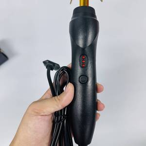 Peigne lissant <span class=keywords><strong>professionnel</strong></span> de style salon 220V, filaire, noir et or, multifonctionnel, chauffe rapidement, peigne chauffant pour lisser les cheveux - Product Image 5