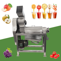 Extracteur de jus électrique commercial multifonctionnel en acier inoxydable haute capacité pour fruits