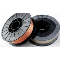 Fil de soudage ER70S-6 0,8 mm 1,0 mm en acier au carbone, fil solide MIG pour la fabrication d'acier doux