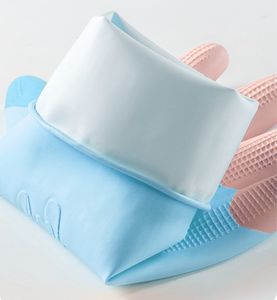 Gants de ménage en <span class=keywords><strong>latex</strong></span> avec poignets étendus, gants de vaisselle durables pour le nettoyage de la cuisine, épais et imperméables - Product Image 3