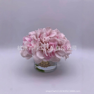 เฮเชส ไฮเดรนเยียดอกไม้ประดิษฐ์โพลีเอสเตอร์ทำด้วยมือกลิ่นหอมติดทนนานของขวัญวันเกิดเครื่องประดับหรูหรา - Product Image 5