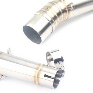 Tubo de Escape para Honda NC700 NC750, Sección Media, Tubo de Conexión Curvo, Acero Inoxidable, Pieza de Repuesto para Modificación de Motocicleta - Product Image 3
