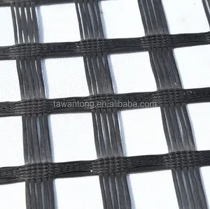100-100kn新型玻璃纤维土工格栅沥青涂层玻璃纤维土工格栅