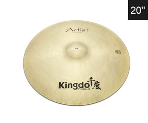 Kingdo Nouveau Set de Cymbales Artisanales en Bronze B20 Série Artist Classic <span class=keywords><strong>4</strong></span> Pièces 14" Hi-hat 16" <span class=keywords><strong>Crash</strong></span> 20" Ride - Product Image 4