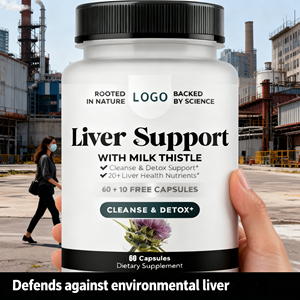 Capsules personnalisées d'aide à la réparation de désintoxication à base de plantes pour la santé du foie gras adulte - Product Image 2