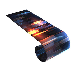 COB phim Màn hình hiển thị bảng điều chỉnh trong suốt linh hoạt trong nhà <span class=keywords><strong>LED</strong></span> pha lê cho cửa hàng bán lẻ wayfinding thang máy P6 trung tâm mua sắm - Product Image 3