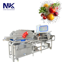 Lavadora de corrientes de Foucault Berry Eddy para fresas, frambuesas y arándanos, equipo para líneas de producción y procesamiento de frutas