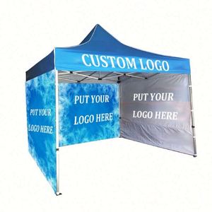 Carpa Gazebo Resistente al Agua y al Viento, de Alta Resistencia, 8X8 y 10X10, con Logotipo Personalizado, Plegable, para Interiores, para Todas las Estaciones, para 4 Personas - Product Image 1