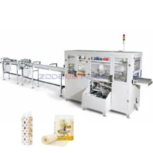 ZODE Toilet Tissue Roll Bunding Packing Machine