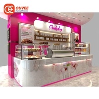 Conception de l'aménagement de l'espace café-restaurant pour bar à expresso haut de gamme, solution de conception de café-restaurant en verre et métal