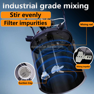 Tự động 10l-60l khí nén phun sơn nồi Tank với Air Powered trộn khuấy Loại sản phẩm bình áp lực - Product Image 2