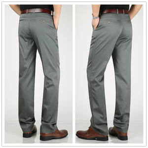 Vente chaude printemps et automne nouveau pantalon d'affaires à jambe droite grand pantalon décontracté ample pour hommes - Product Image 4