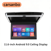 Moniteur Android universel pour véhicule commercial de 11,6 pouces avec entrée HDMI, système de divertissement pour sièges arrière