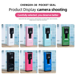 Chengxh-30ポータブルオフィスセルフインキングポケットスタンプ47 * 18mmプラスチックゴムスタンプクイック & 便利な使用 - Product Image 5