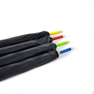 Paraguas de Golf Grandes con Apertura Automática y Logotipo Personalizado, Color Amarillo, Resistentes al Viento, Promocionales para Regalos Empresariales, Paraguas Recto de 120 cm - Product Image 2