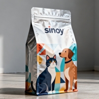 Sachet Doypack Premium pour Aliments pour Animaux avec Soufflet Latéral pour Stabilité, Taille et Épaisseur Personnalisables, Fermeture Éclair de Qualité Alimentaire, pour Aliments pour Oiseaux et Gelée de Lait