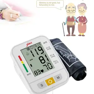 Jziki 혈압 모니터 디지털 전자 혈압계 자동 BP 기계 심박수 펄스 모니터 긴 커프
