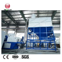 Sac de film plastique LLDPE LDPE HDPE recyclage granulation vis pressage séchage granulation granulateur machine à presser granulateur