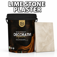 Revestimiento de Pared de Yeso de Cal Natural VALIDEA, Pintura de Cal Transpirable con Bajo Contenido de COV, Efecto Piedra para Interiores y Exteriores