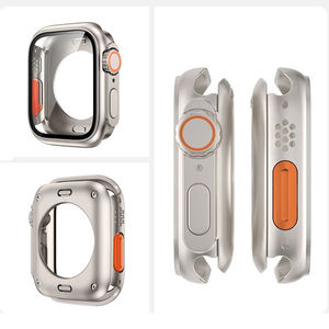 Coque de <span class=keywords><strong>protection</strong></span> intégrale en PC avec verre trempé pour <span class=keywords><strong>Apple</strong></span> <span class=keywords><strong>Watch</strong></span> 7 <span class=keywords><strong>8</strong></span> 9 Ultra 10 9 44mm <span class=keywords><strong>45mm</strong></span> 42mm 46mm - Product Image 4