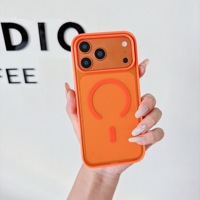 Coque de téléphone magnétique antichoc de haute qualité pour iPhone 17 18 Pro Max, finition mate douce au toucher, personnalisable