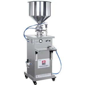 Professional Semi Automatic Filling Machine Paste Cream Vertical Viscous Liquid Filler